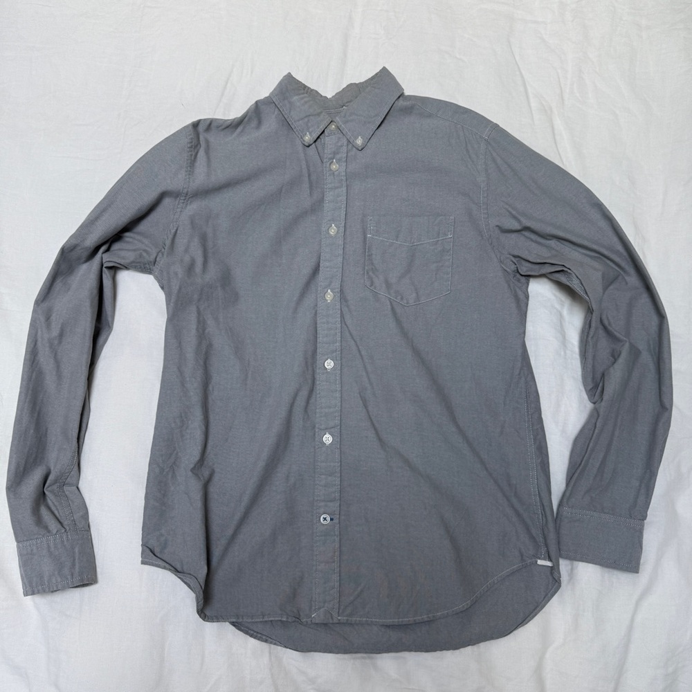 GAP Men's Charcoal Button-Down Shirt